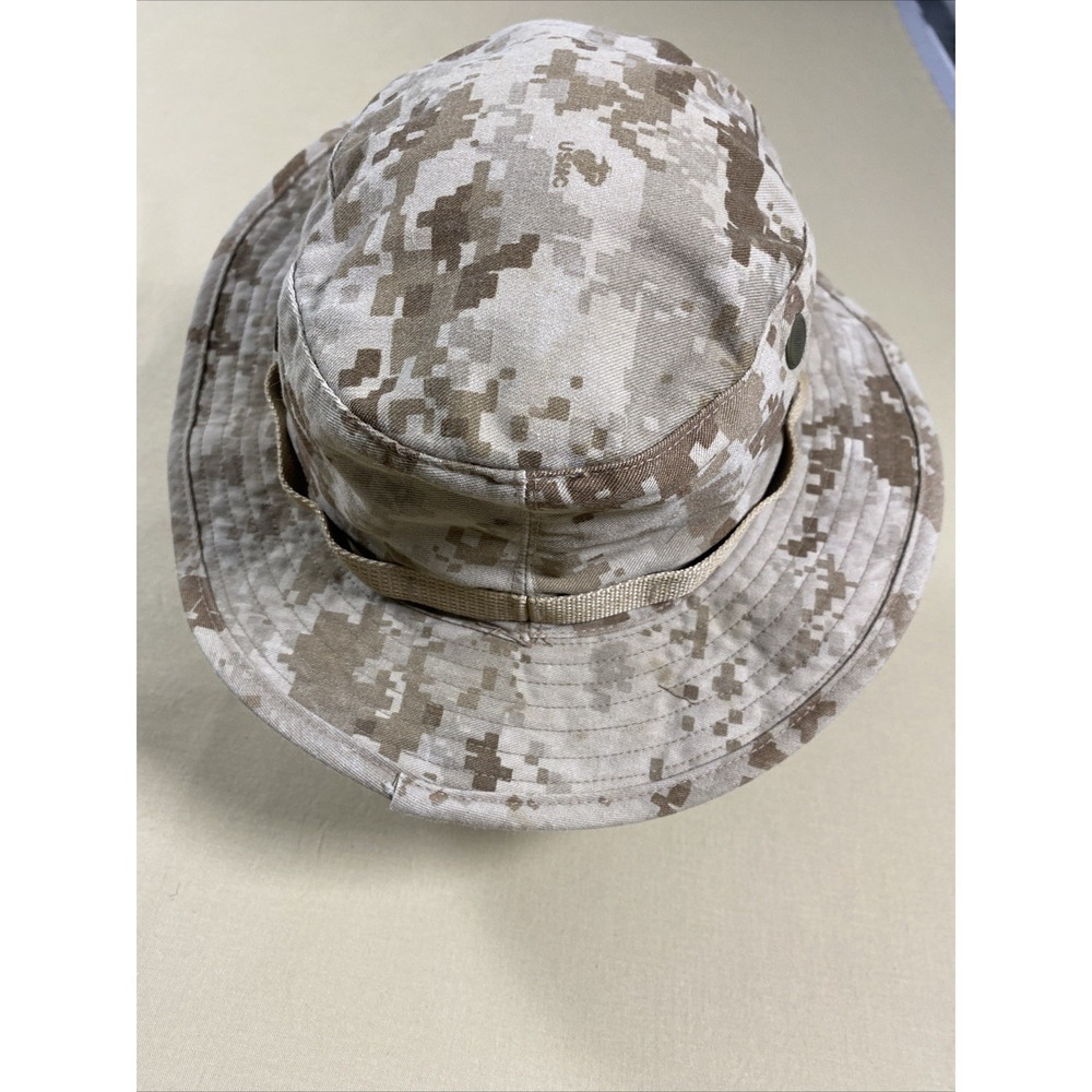 U.S. Marine Corps Boonie Hat Desert Digital Camo MARPAT Size Medium Sekri Inc. - Picture 5 of 8